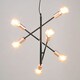 image 3 of BHS Heritage Inspired Calvet Adjustable Ceiling Pendant, Black and Copper