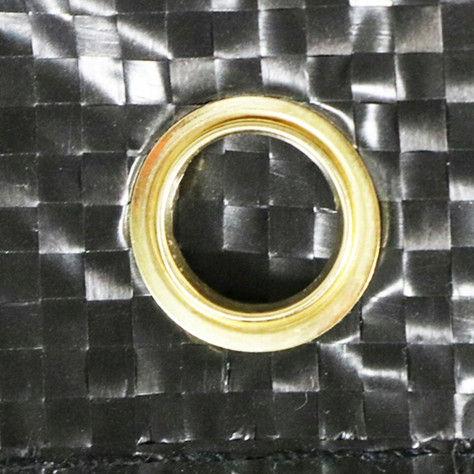 image 1 of SPARES2GO Waterproof Outdoor Lawn Mower Tractor Cover (Drawstring Tie with Brass Eyelets)