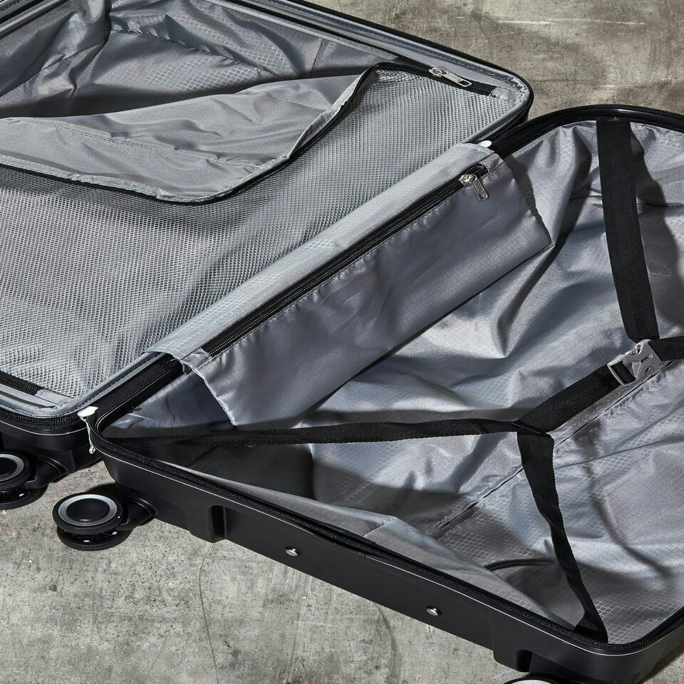 image 1 of Rock Sunwave Cabin Suitcase Black | Black | Cabin Bag