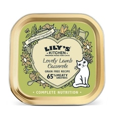 Lily's Kitchen Wet Cat Tray Lovely Lamb Casserole 85g (Pack of 19)