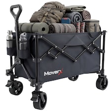 MoverX 120L/100kg Compact Folding Camping Trolley / Festival Wagon