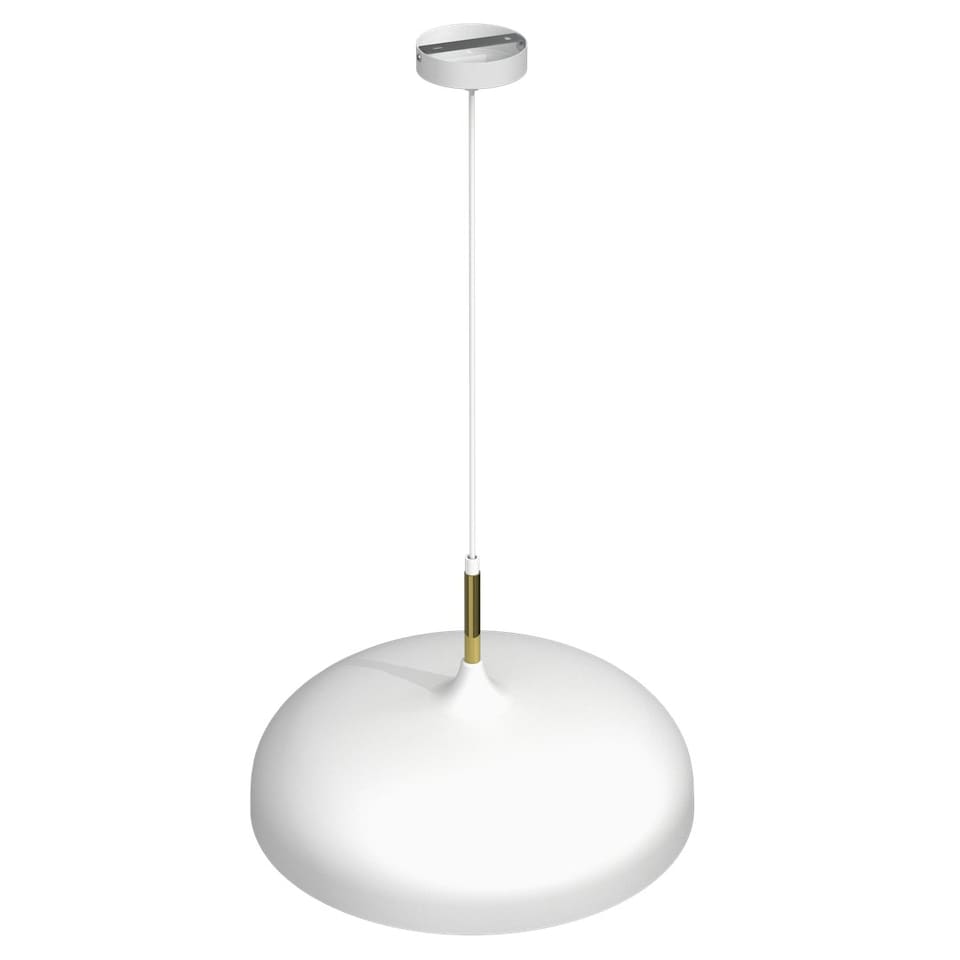 image 1 of Milagro Pendant Lamp Lincoln White 1xE27