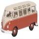 image 3 of Oxford Diecast VW T1 Samba Bus Sealing Wax Red/Beige Grey
