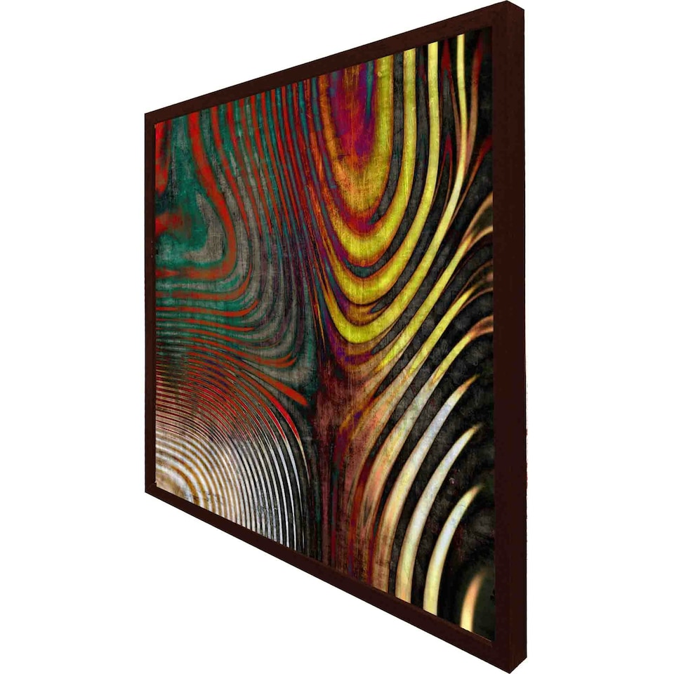 image 1 of Psychedelic print (Picutre Frame) White | S