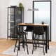image 5 of Newcastle Tall 2 Door Display Cabinet in Matt Black