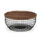 image 3 of Walnut Effect Storage Coffee Table | Brown | Brown