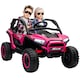 image 1 of AIYAPLAY 2 Seater 24V 7AH Ride on Truck w/ Spring Suspension, Pink