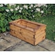 image 2 of Multi Pack of 2 - Valley Trough Medium - Timber - L39 x W79 x H32 cm - Garden Planter - Fully Assembled | Brown