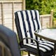 image 3 of Hectare 6 Seater Reclining Leisure Set with Parasol and Side Table Navy