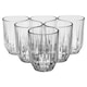 image 1 of 6-Pcs Pasabahce Highball Fluted Drinking Glass Tumblers - 250ml