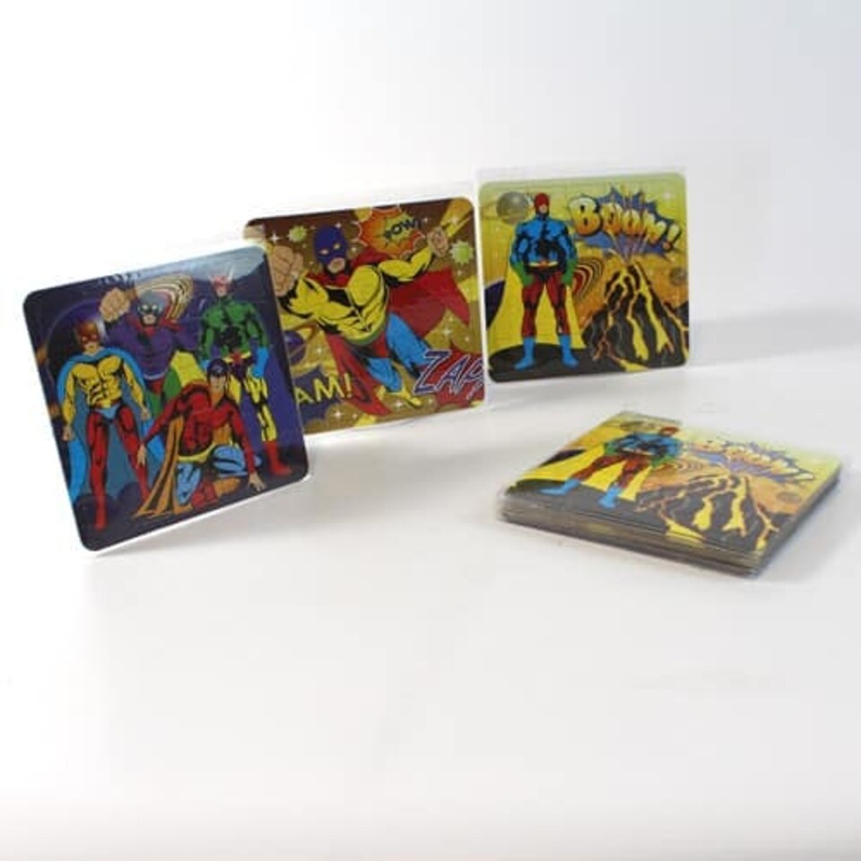 Assorted Superhero Jigsaw Puzzle - Pack Of 12