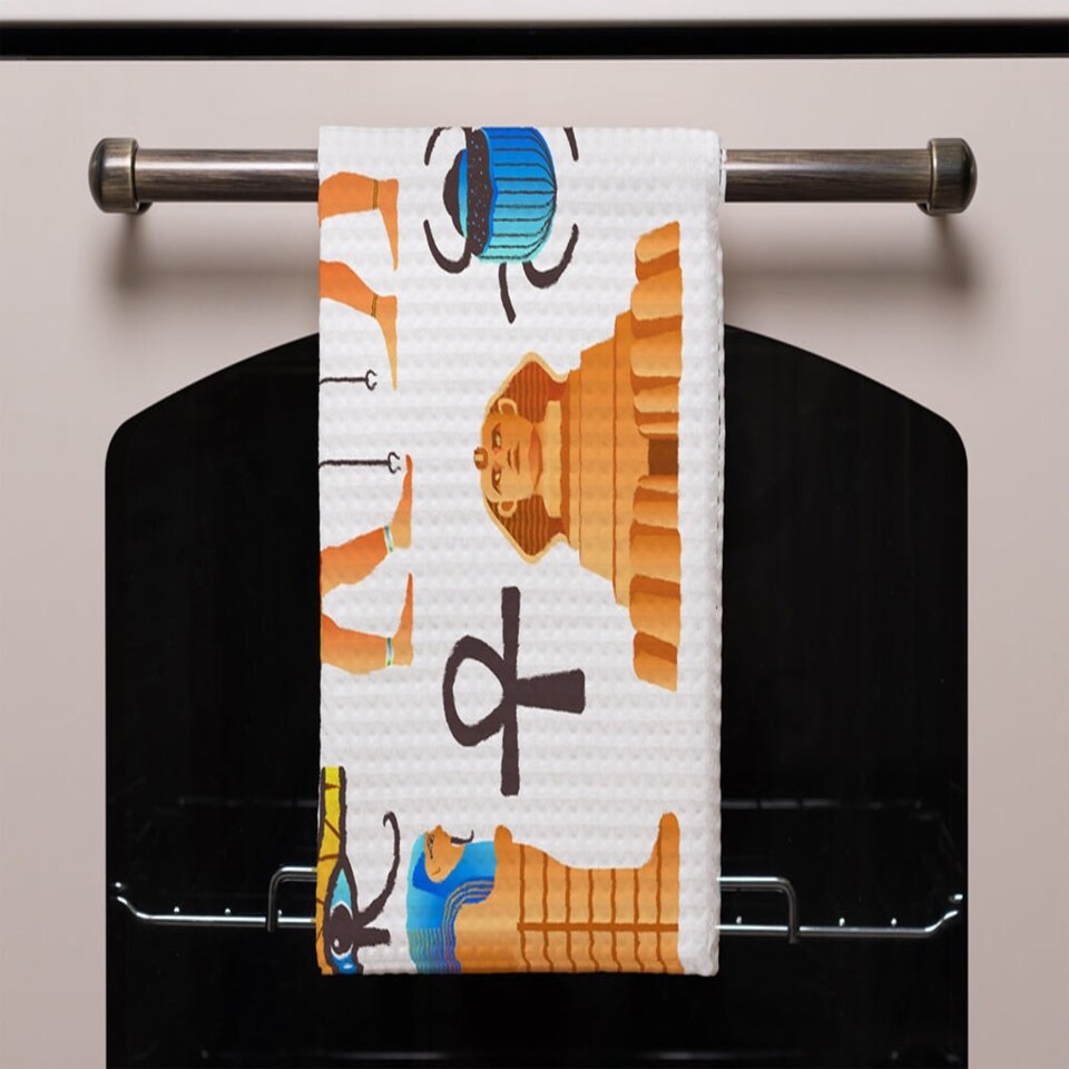 image 1 of Egyptian Mythological Signs (Kitchen Towel)