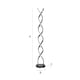 image 8 of ValueLights Infinity Black Double Twist Integrated LED Floor Lamp | Black