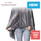 image 1 of Sash & Bloom 2-in-1 Heated Shawl & Blanket with Rechargeable Battery Pack Charcoal