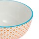 image 5 of Nicola Spring Hand-Printed Rice Bowls - 12cm - Orange - Pack of 6