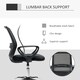 image 5 of Vinsetto Draughtsman Chair Tall Office Chair with Adjustable Height
