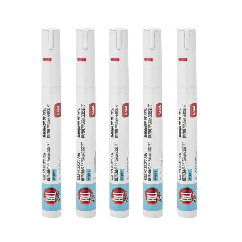 image 1 of White Tyre Paint Pen Permanent Waterproof Rubber Marker
