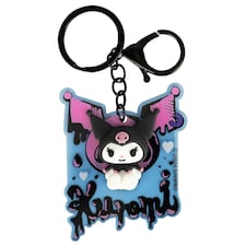 Kuromi Logo 3D Keyring - Multicoloured - One Size