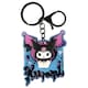 image 1 of Kuromi Logo 3D Keyring - Multicoloured - One Size