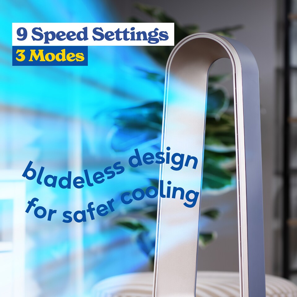 image 1 of Russell Hobbs Bladeless Cooling Fan with Smart Life App & Wifi Opulence RHBLDLC25BLSM