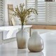 image 10 of Verre Stem Frosted Vase Blue