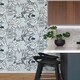 image 2 of NuWallpaper NUS4547 Illustrative Leisure Ladies Novelty Peel & Stick Wallpaper, Blue Multi