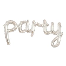 Realmax Party Letter Foil Balloon - Silver - One Size