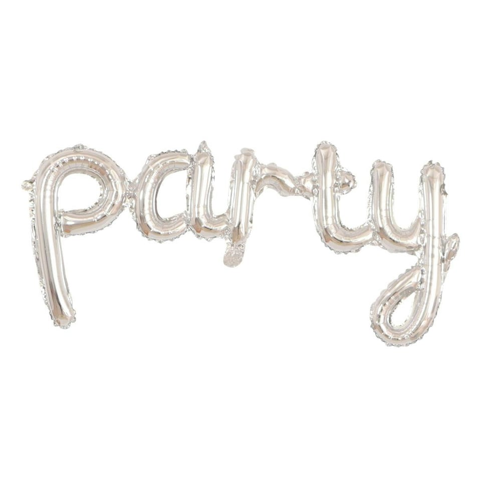 Realmax Party Letter Foil Balloon - Silver - One Size