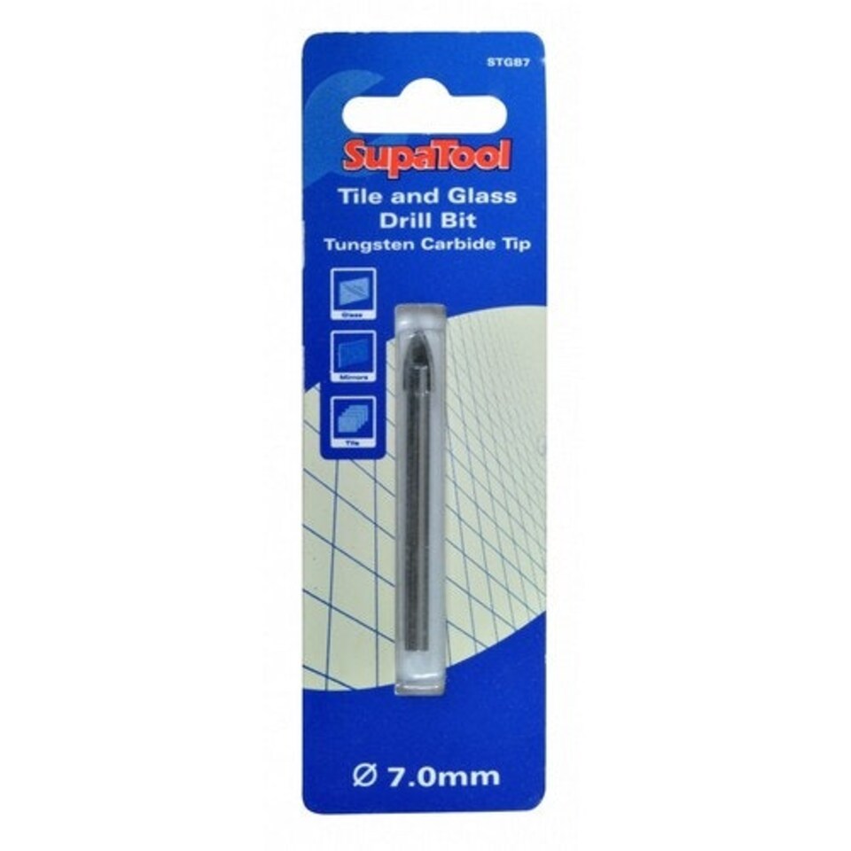 SupaTool Glass Drill Bit - Silver - 8mm