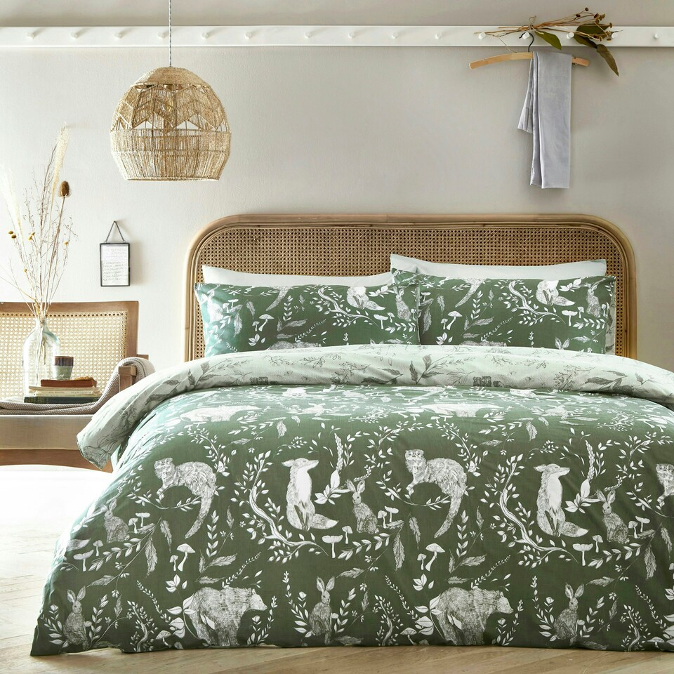 image 1 of furn. Buckthorn Woodland King Duvet Cover Set
