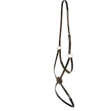 Collegiate Grackle Leather Noseband IV - Brown - Full