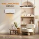 image 9 of HOMCOM Electric Heater, 2000W Wall Mounted Ceramic Space Heater with Remote Control, 3 Modes, Timer, Overheat Protection for Home, White