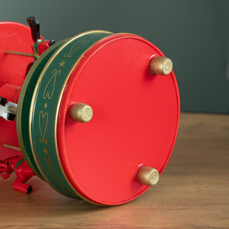 image 1 of 18cm Wind Up Musical Carousel Indoor Christmas Decoration