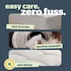 image 7 of Silentnight Anti-Allergy Ultimate Mattress Topper 1000, 10cm Thick | White | 1
