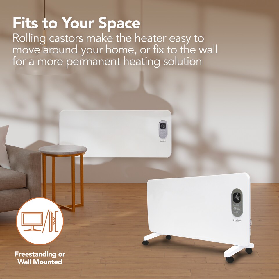 image 1 of Igenix IG9520WIFI Smart Electric Panel Heater, White
