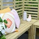 image 4 of Forest Garden Modular Wooden Garden Seating Set Number 3