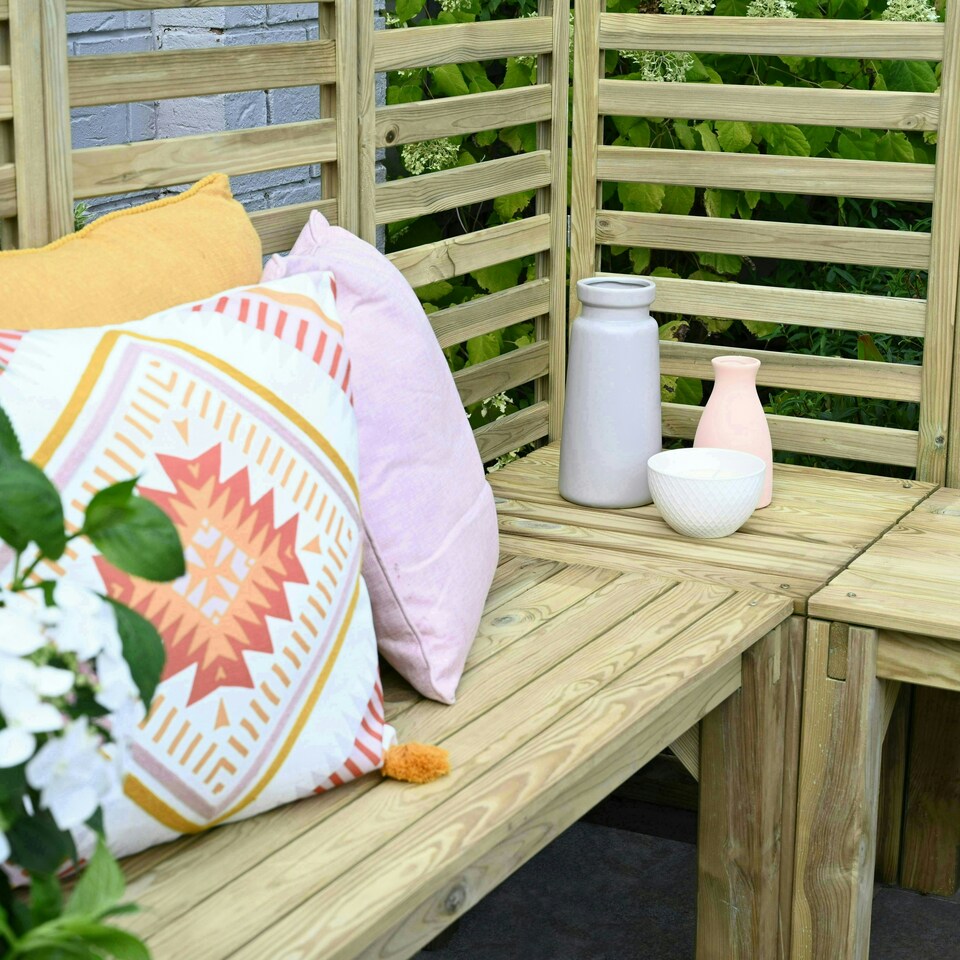 image 1 of Forest Garden Modular Wooden Garden Seating Set Number 3