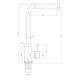 image 3 of Balterley Modern L-Neck Single Lever Kitchen Sink Mixer Tap - Top Fix Installation | Silver | Chrome | 1
