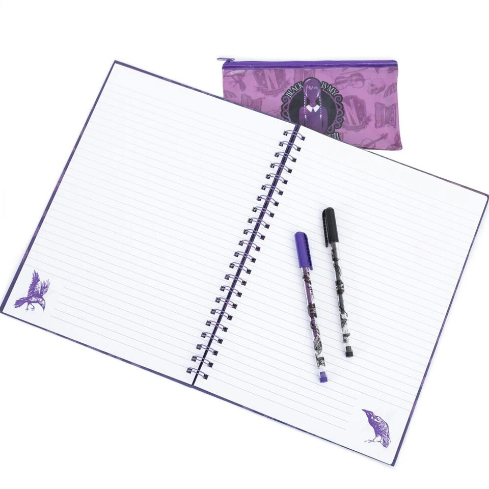 image 1 of Wednesday Bumper Stationery Set - Purple - One Size
