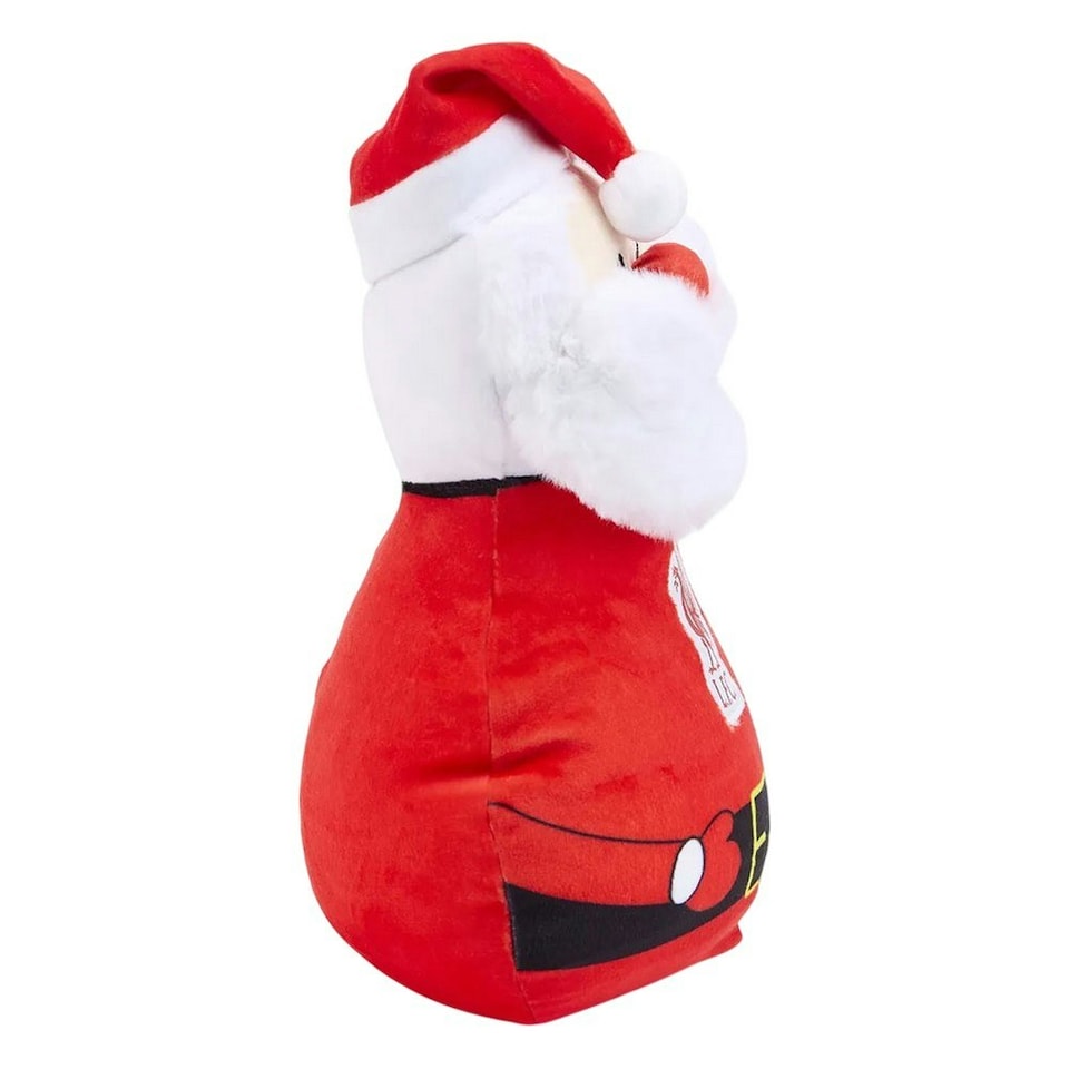 image 1 of Liverpool FC Santa Claus Plush Toy - Red/White - One Size