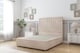 image 1 of Sloomy Somerset Sand Naples Divan Bed Base 4 Drawers With 54 Inch Floor Standing Headboard | Cream | Sand | King | 1