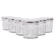 image 1 of Argon Tableware Glass Jam Jars with Lids - 110ml - Pack of 6
