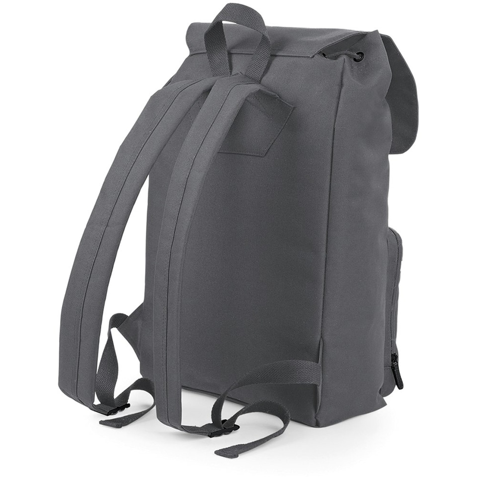 image 1 of BagBase Vintage Laptop Backpack - Graphite/Black - One Size