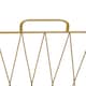 image 3 of Avento Gold Finish Magazine Rack