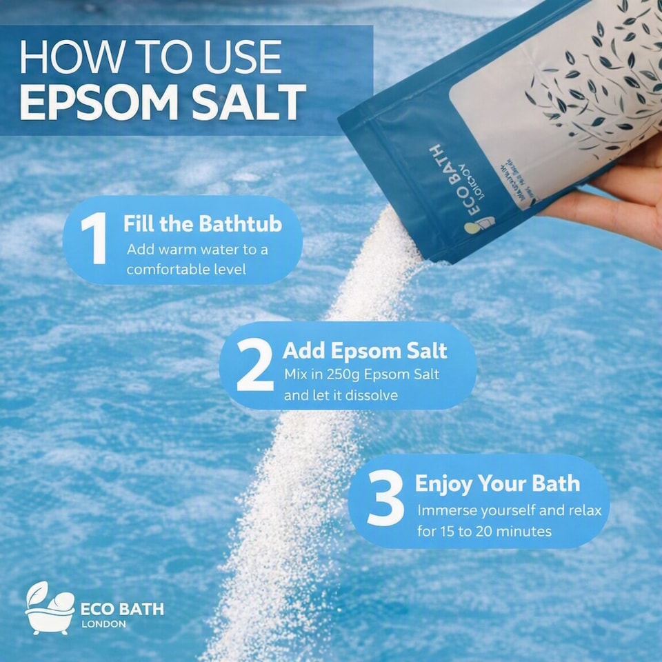 image 1 of Relaxing Lavender Epsom Salt Bath Soak