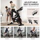 image 4 of HOMCOM 8kg Flywheel Exercise Bike with Adjustable Height, Resistance, Black