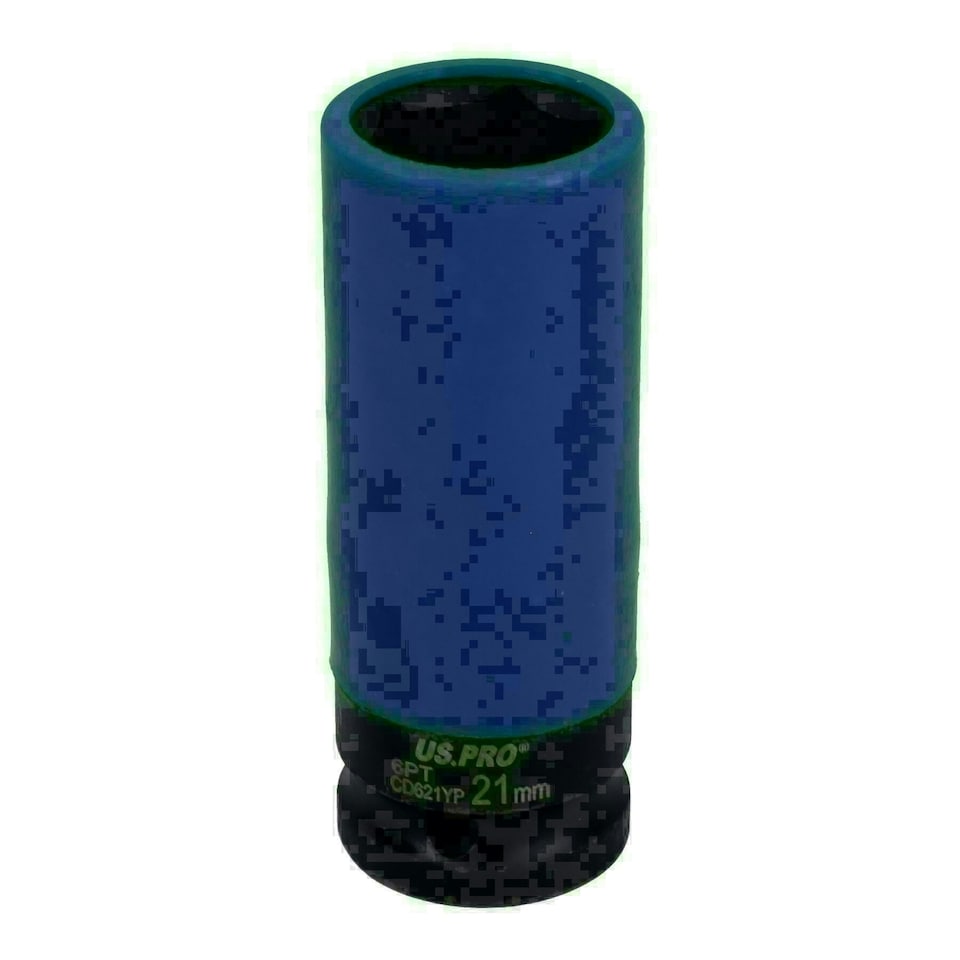 image 1 of 3pc Impact Impacted Deep Alloy Wheel Nut Sockets 17 19 + 21mm 1/2in Drive