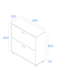 image 6 of Lido Shoe Storage Cabinet with Gloss White Finish – Drop Down Double Layered Compartments | White | White | One Size | 1