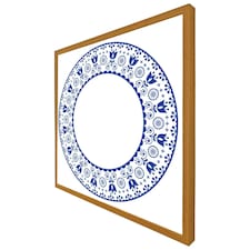 Folk art (Picture Frame) Brown | Oak | L