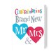 image 1 of Brightside 'Mr & Mrs' Wedding Card